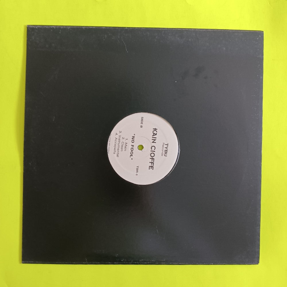 Kain Cioffe - Superstar / No Fool 12" - TBR-1 - Used - VG++ - Vinyl