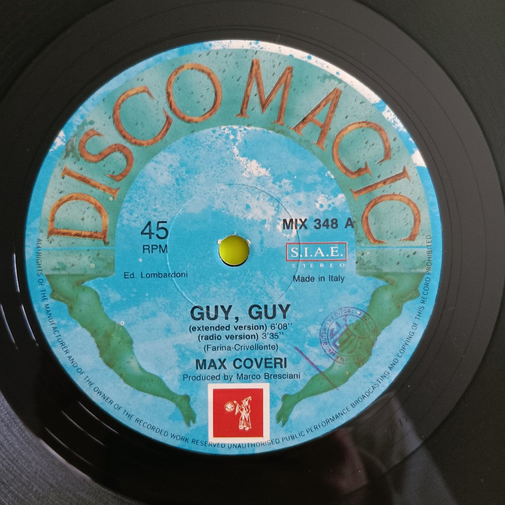 Max Coveri - Guy, Guy ITALY 12" - 1989 - MIX 348 - Used - VG++ - Vinyl