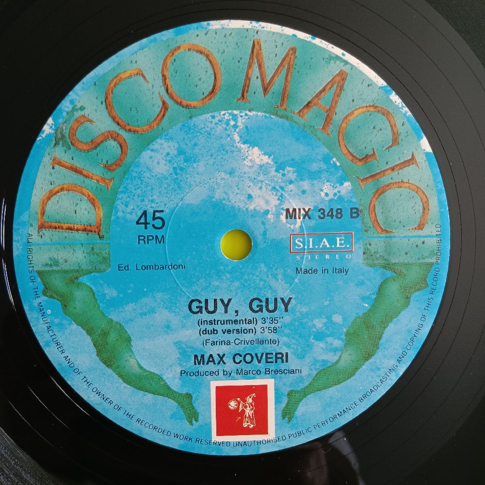 Max Coveri - Guy, Guy ITALY 12" - 1989 - MIX 348 - Used - VG++ - Vinyl