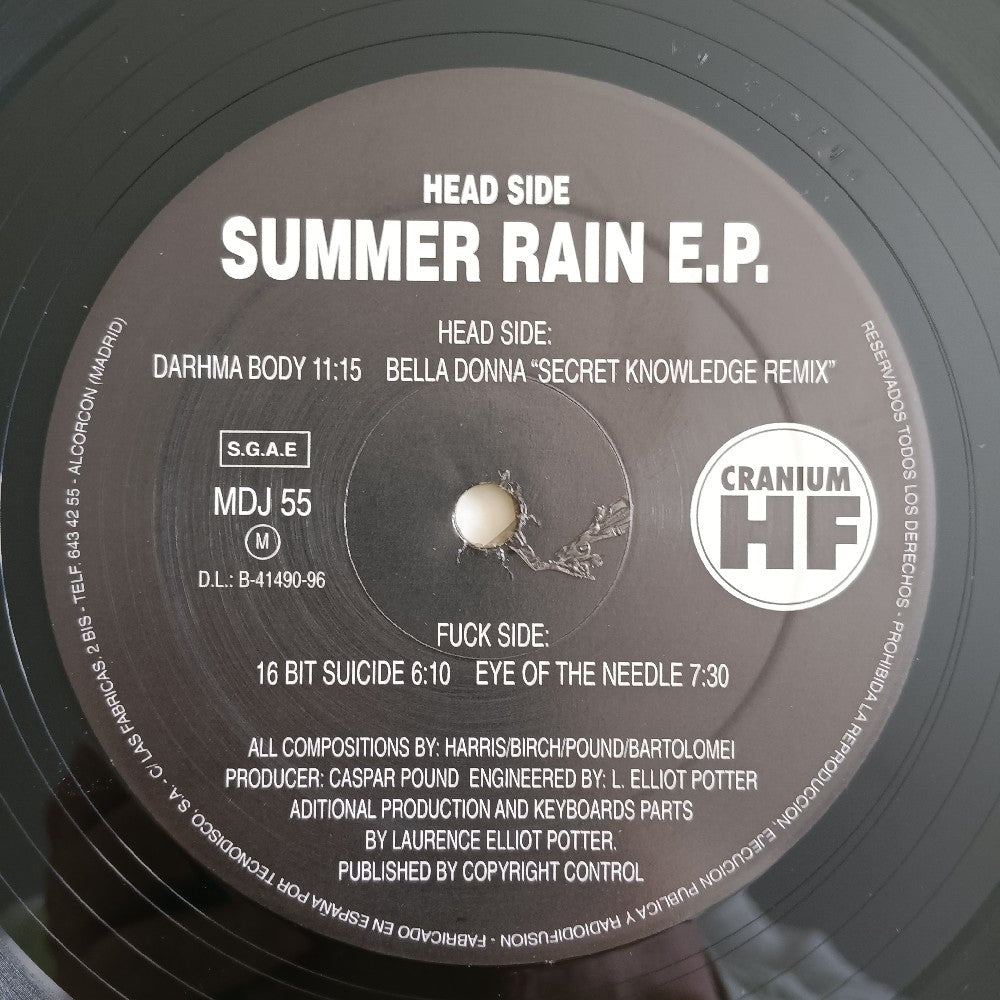 Cranium HF - Summer Rain EP SPAIN - 1996 - MDJ55 - Used - VG++ - Vinyl
