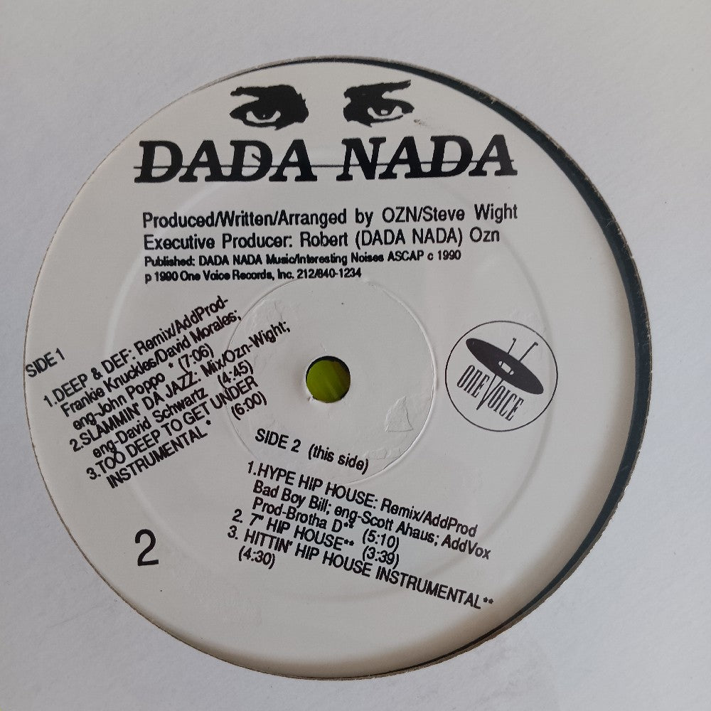 Dada Nada - Deep Love 12" - 1990 - ML070648 - Used - VG++ - Vinyl