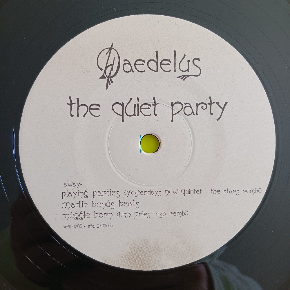 Daedelus - The Quiet Party EP - 2002 - PR400208 - Used - VG++ - Vinyl