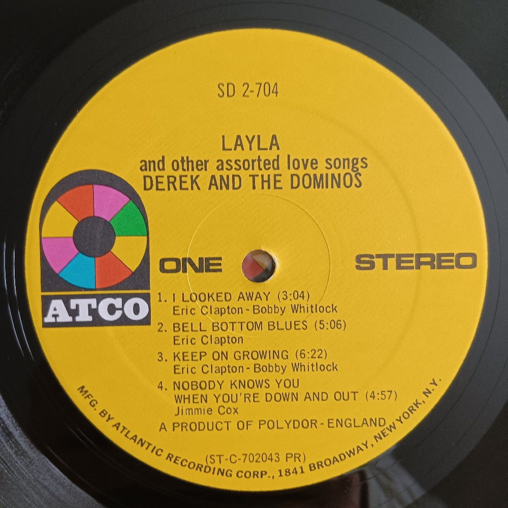 Derek & The Dominoes - Layla & Other Assorted Love Songs - 1970 - SD2-704 - Used - VG++ - Vinyl