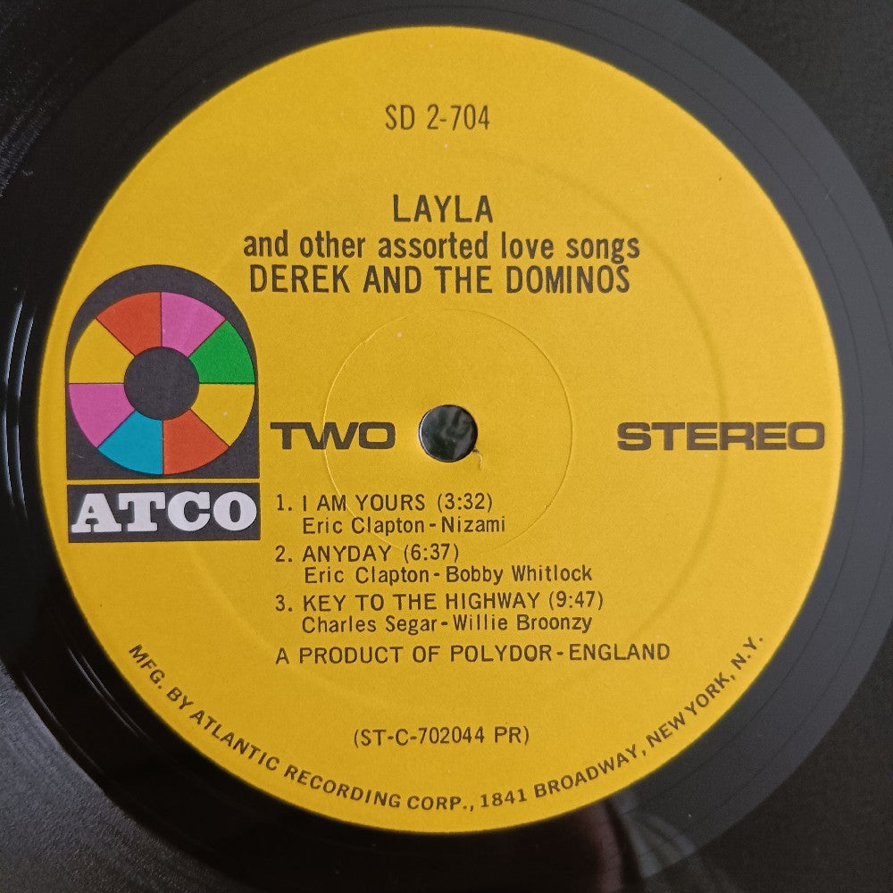 Derek & The Dominoes - Layla & Other Assorted Love Songs - 1970 - SD2-704 - Used - VG++ - Vinyl