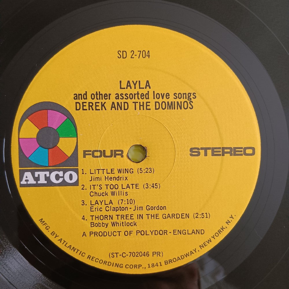 Derek & The Dominoes - Layla & Other Assorted Love Songs - 1970 - SD2-704 - Used - VG++ - Vinyl