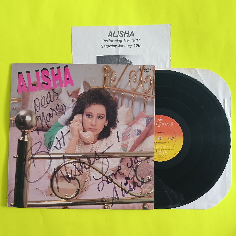 Alisha - Alisha / Self Titled AUTOGRAPHED - 1985 - VSD 79456 - Used - VG++ - Vinyl