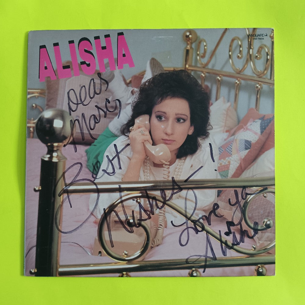 Alisha - Alisha / Self Titled AUTOGRAPHED - 1985 - VSD 79456 - Used - VG++ - Vinyl