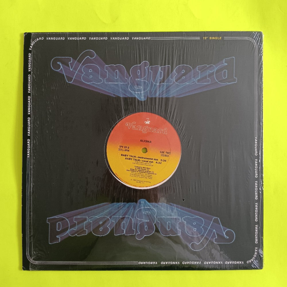 Alisha - Baby Talk Special Remix 12" - 1985 - SPV 89 - Used - VG++ - Vinyl
