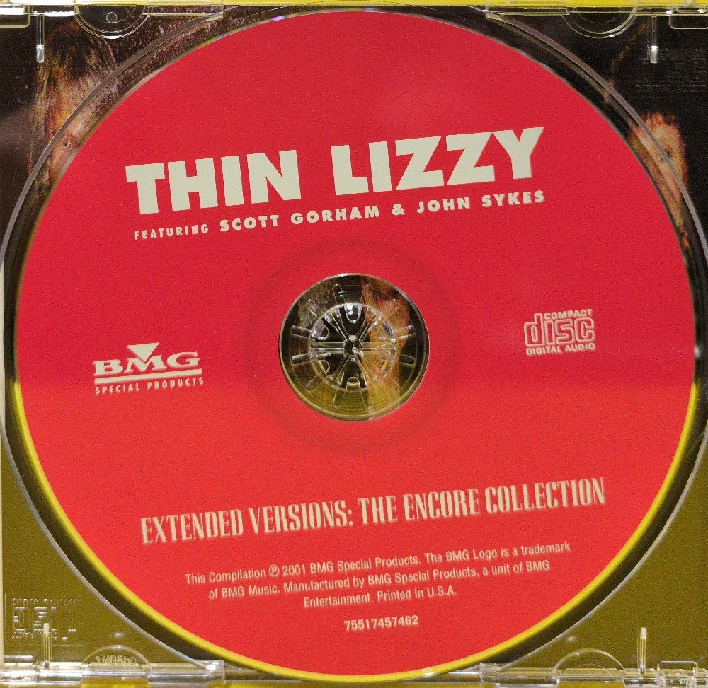 Thin Lizzy Featuring  Scott Gorham & John Sykes - Extended Versions: The Encore Collection - 2001 - 75517457462 - Used - VG++ - CDs