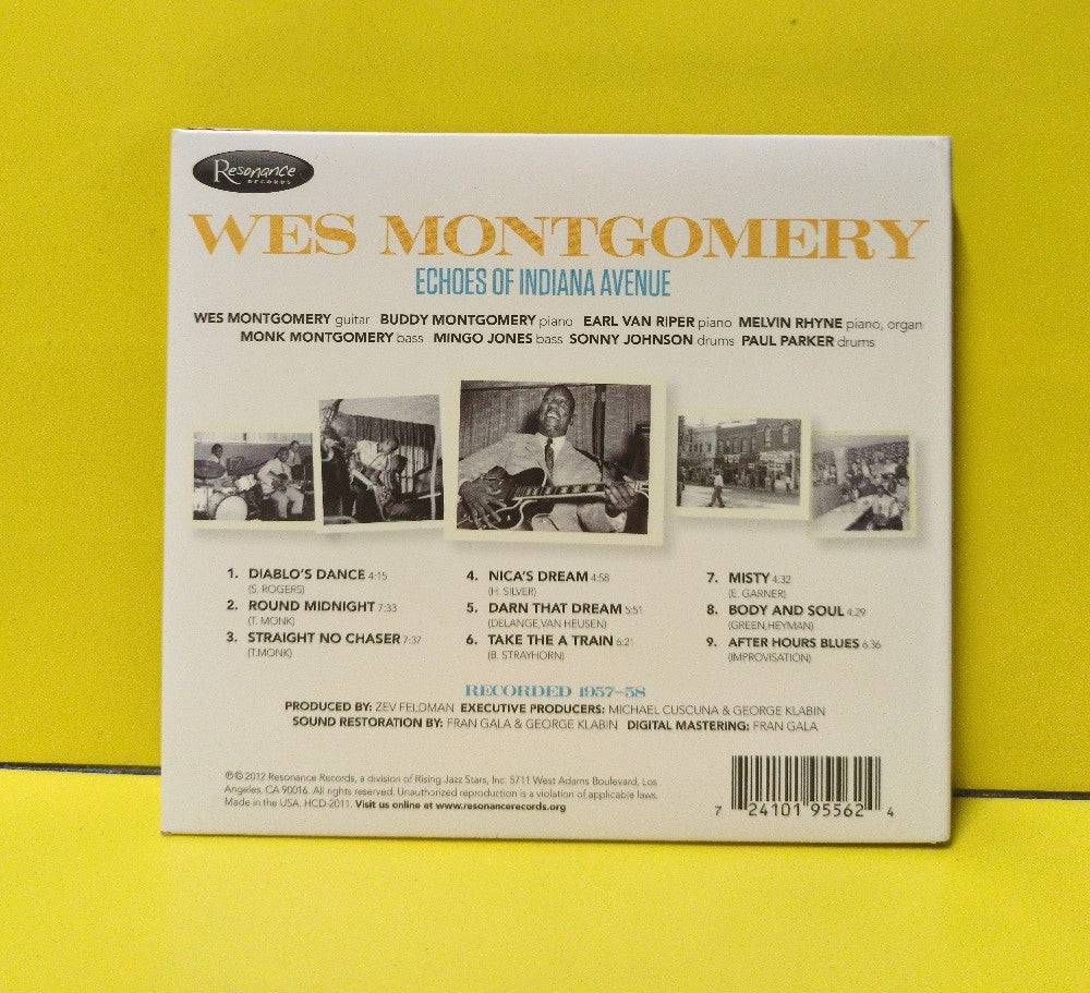 Wes Montgomery - Echoes Of Indiana Avenue - 2012 - HCD-2011 - Used - VG++ - CDs