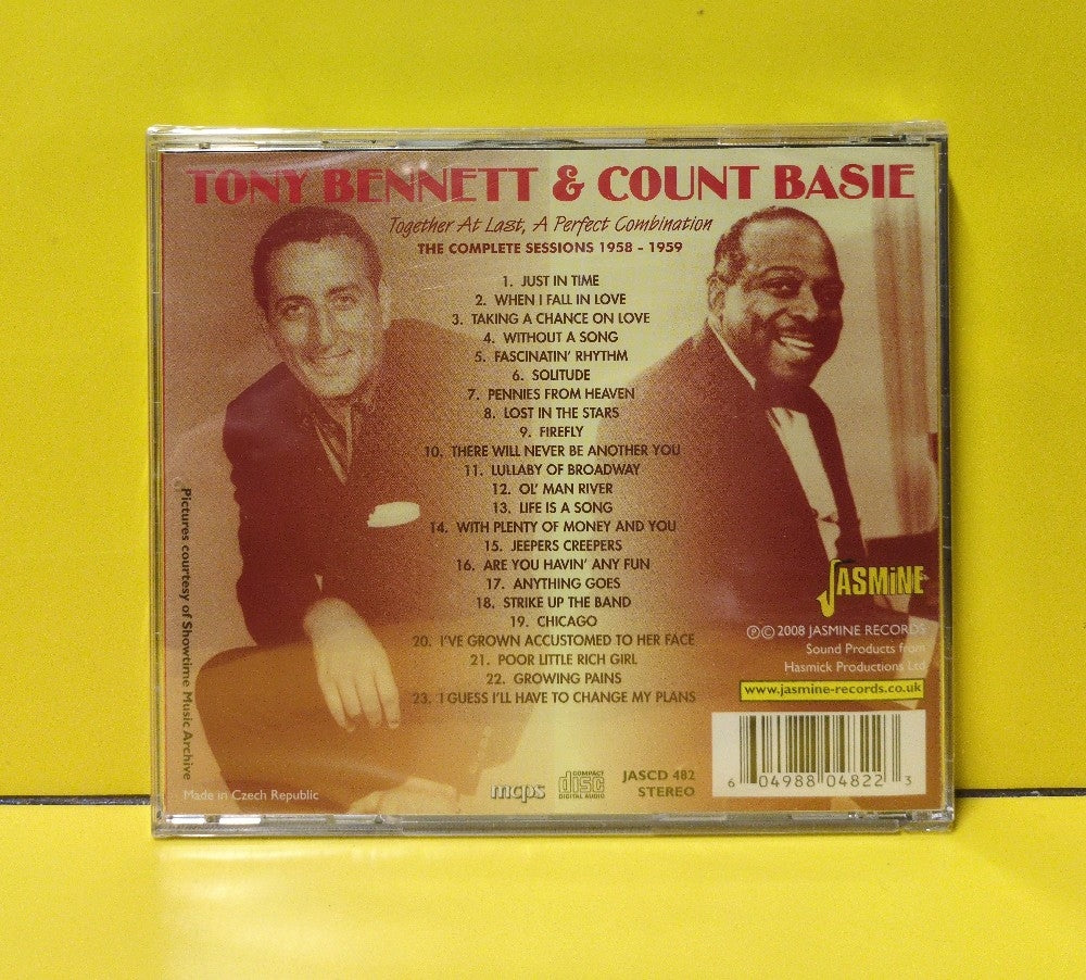 Tony Bennett & Count Basie - Together At Last, A Perfect Combination - 2008 - JASCD 482 - New - Sealed - CDs - UK Import