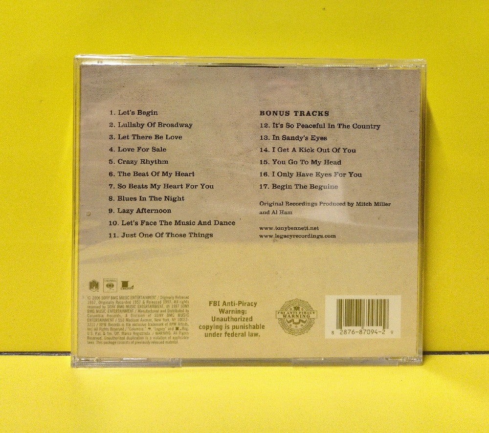 Tony Bennett - The Beat Of My Heart - 2006 - 82876870942 - New - Sealed - CDs