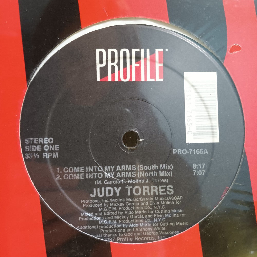 Judy Torres - Come Into My Arms - 1987 - PRO-7165 - New - Sealed - Vinyl