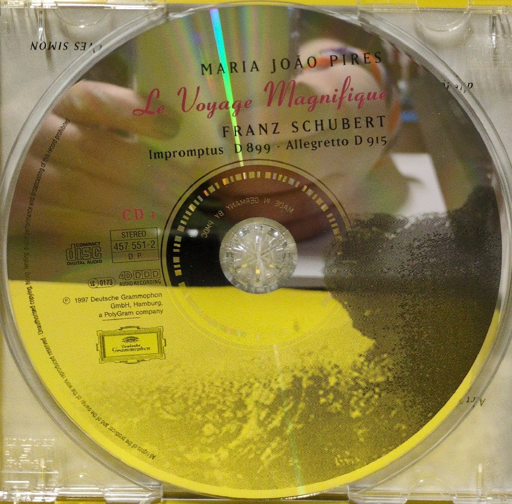 Maria João Pires, Schubert - Le Voyage Magnifique (Schubert • Impromptus) - 1997 - 457 550-2 - Used - VG++ - CDs - 2xCD - European Import