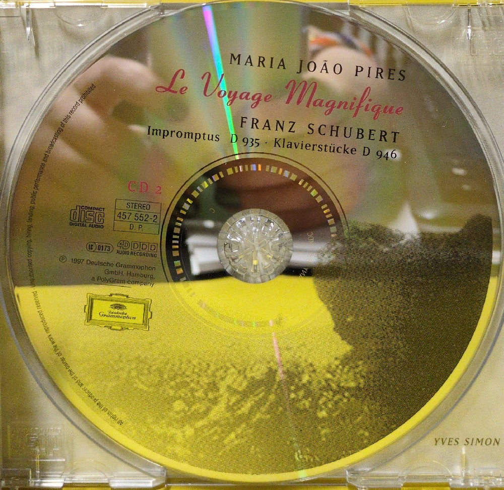 Maria João Pires, Schubert - Le Voyage Magnifique (Schubert • Impromptus) - 1997 - 457 550-2 - Used - VG++ - CDs - 2xCD - European Import