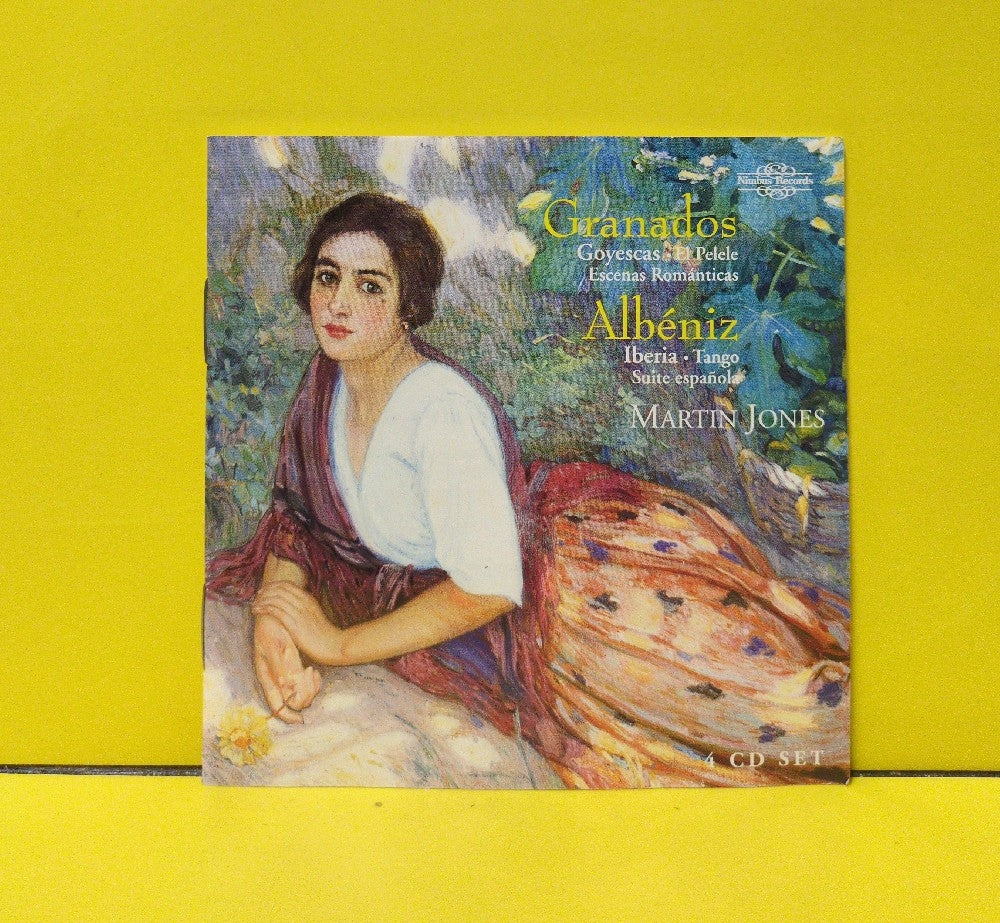 Enrique Granados, Isaac Albéniz, Martin Jones - Spanish Piano Music, Volume I – Granados & Albéniz - 1999 - NI5595/8 - Used - VG++ - CDs - 4xCD Set - UK Import