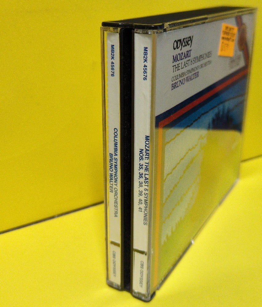 Mozart, Columbia Symphony Orchestra, Bruno Walter - The Last 6 Symphonies - 1989 - MB2K 45676 - Used - VG++ - CDs - 2xCD