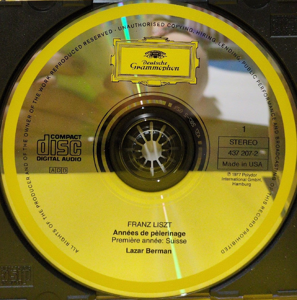 Liszt – Lazar Berman - Années De Pèlerinage (Gesamtaufnahme = Complete Recording = Enregistrement Intégral) - 437 206-2 - Used - VG++ - CDs - 3xCD Set
