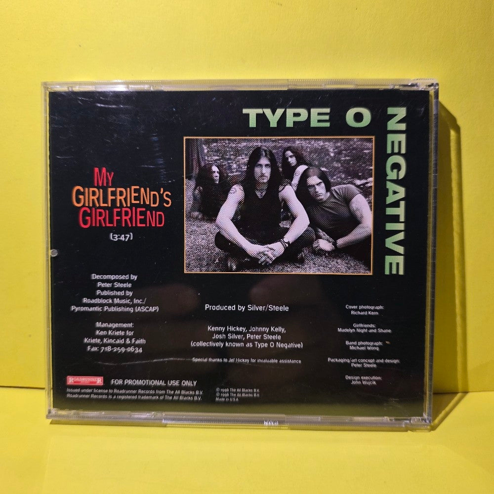 Type O Negative  - My Girlfriends's Girlfriend / Promo  - 1996 - RR PROMO 179 - Used - VG++ - CDs