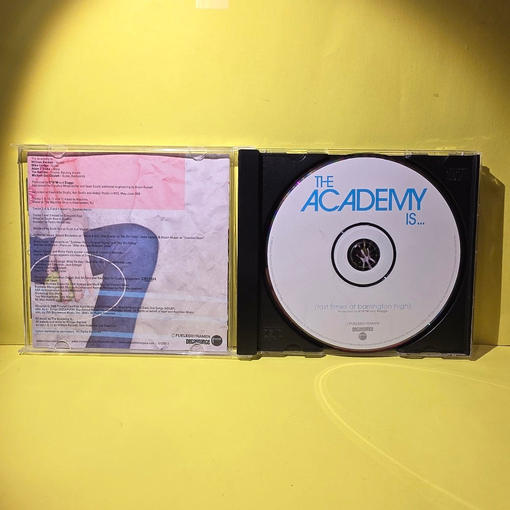 The Academy Is... - Fast Times At Barrington High - 2008 - 7567-89898-0 - Used - VG++ - CDs