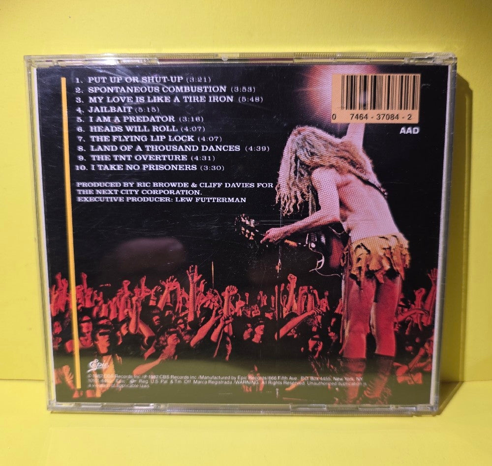 Ted Nugent - Intensities In 10 Cities - 1982 - EK 37084 - Used - VG++ - CDs
