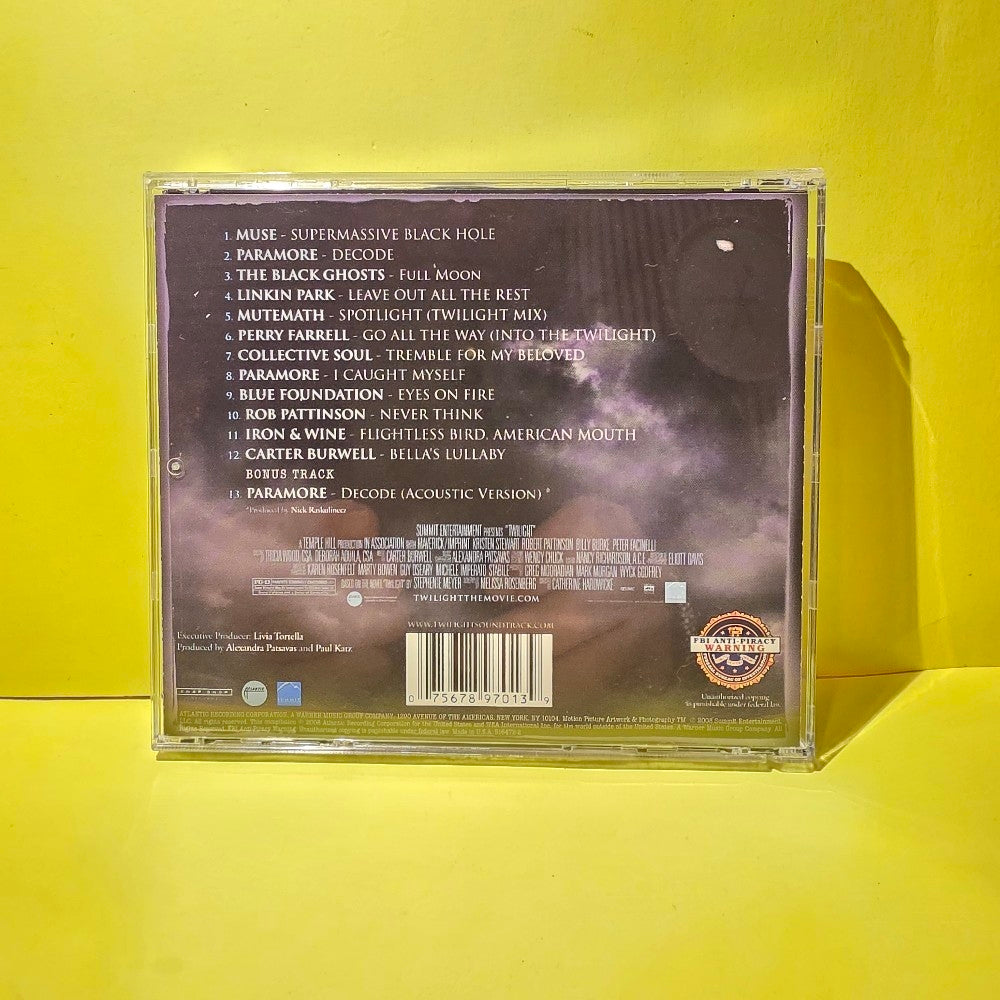 Various - Twilight (Original Motion Picture Soundtrack) - 2008 - 516472-2 - Used - VG++ - CDs