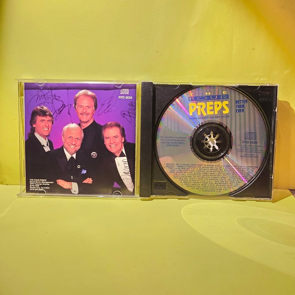 The Four Preps - Better Than Ever / Autographed By The Band  - 1993 - FPD 2626 - Used - VG++ - CDs