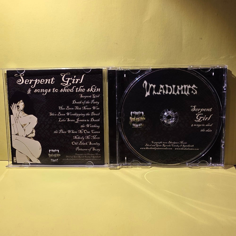 Vladimirs - Serpent Girl & Songs To Shed The Skin - 2006 - bgrcd008 - Used - VG++ - CDs