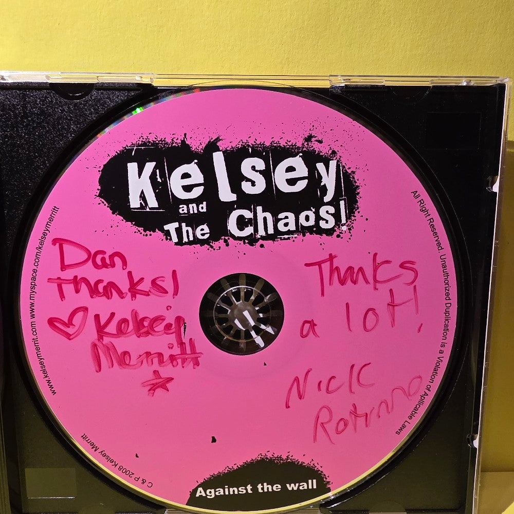 Kelley And The Chaos - Against The Wall / Autographed  - 2008 - Used - EX - CDs