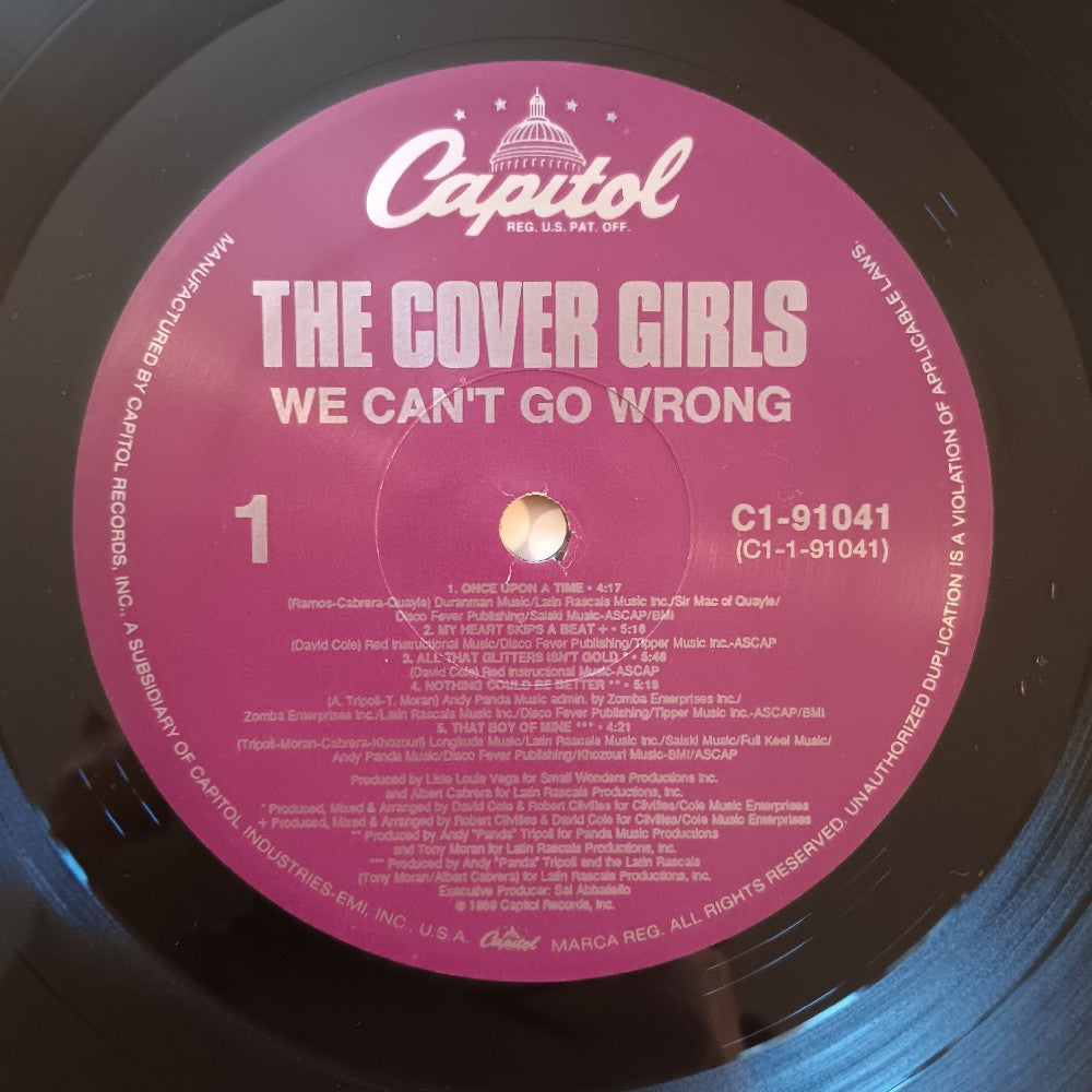 The Cover Girls - We Can't Go Wrong SHRINK - 1989 - C1-91041 - Used - EX - Vinyl