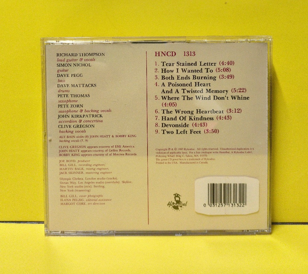 Richard Thompson - Hand Of Kindness - HNCD 1313 - Used - NM - CDs