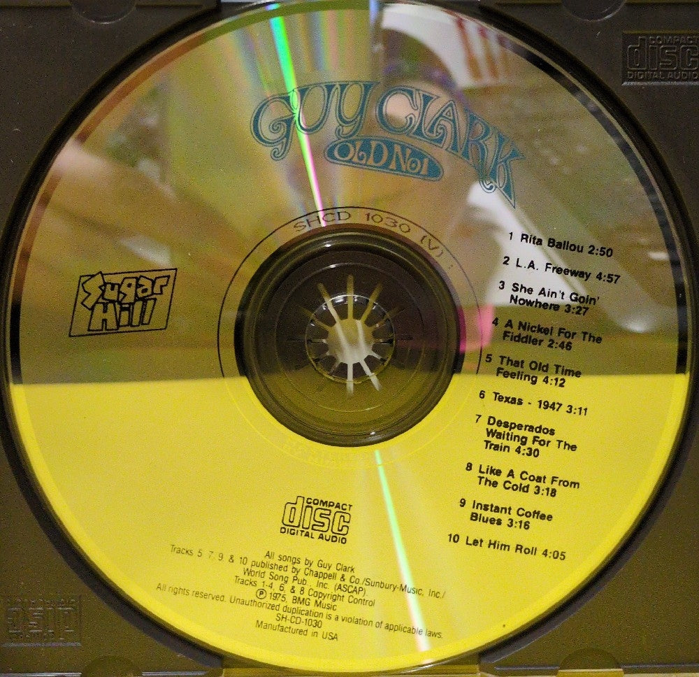 Guy Clark - Old No. 1 - 1991 - SH-CD-1030 - Used - VG++ - CDs