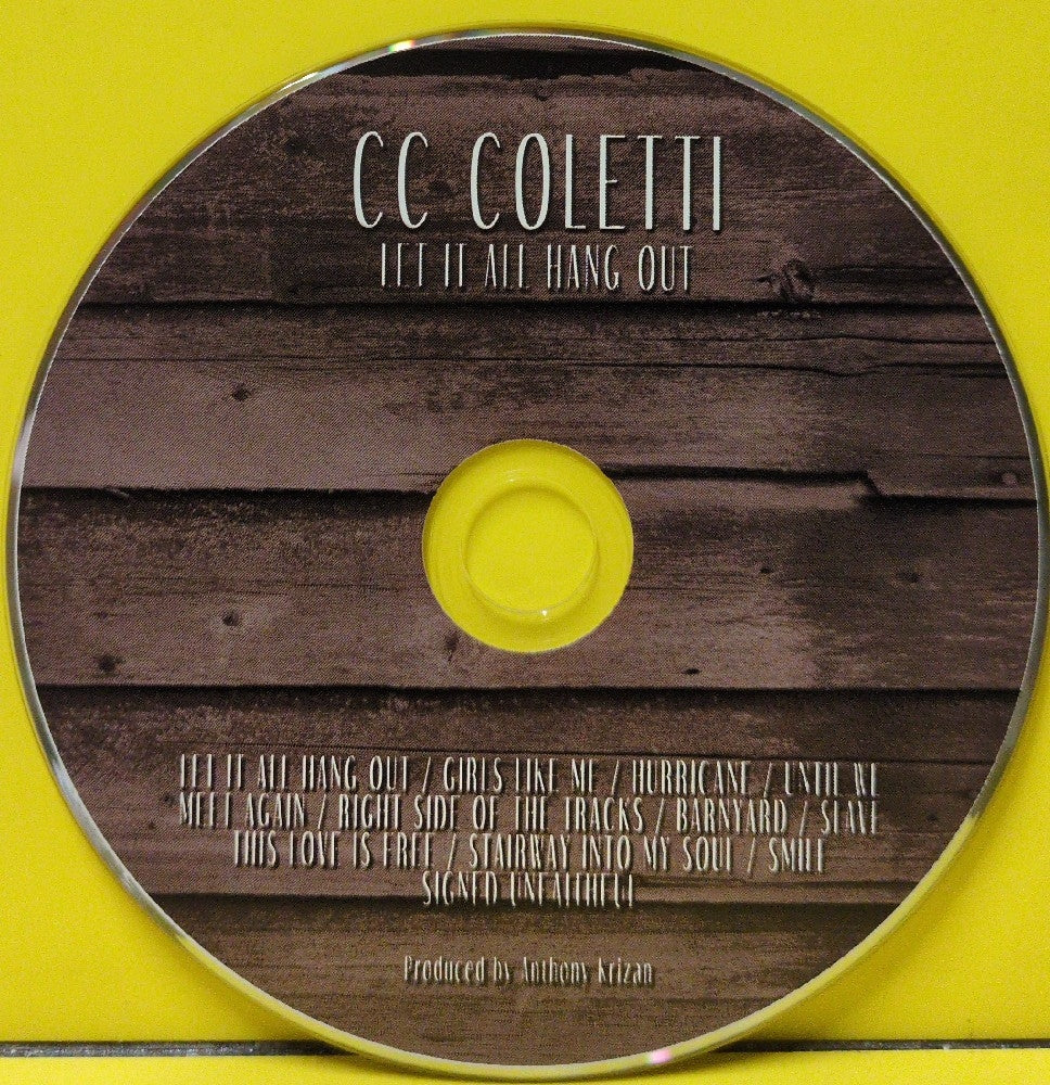 CC Coletti - Let It All Hang Out - 2014 - 884501983013 - Used - EX - CDs