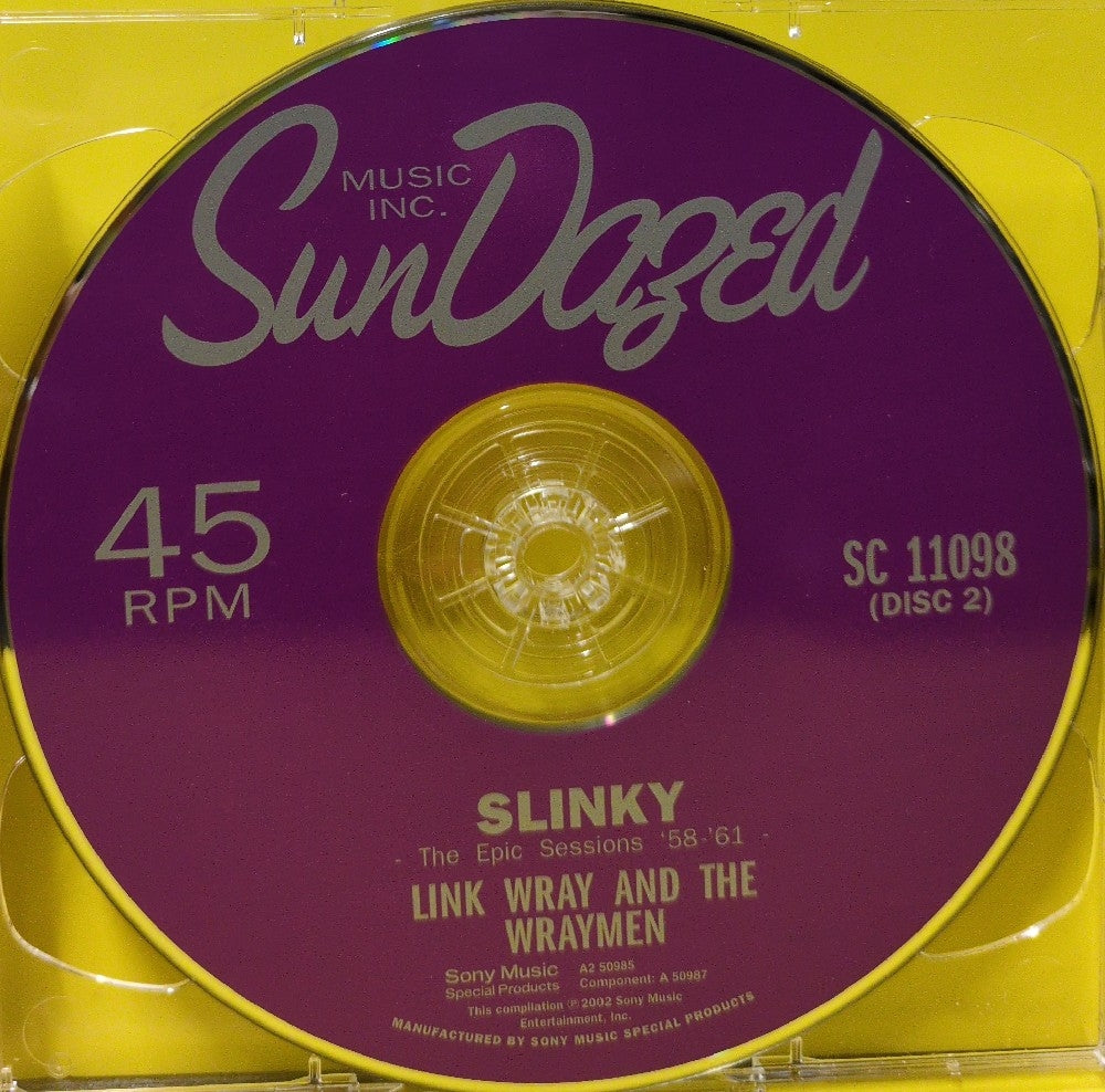Link Wray & The Wraymen - Slinky! The Epic Sessions '58-'61 - 2002 - SC 11098 - Used - VG++ - CDs - 2xCD