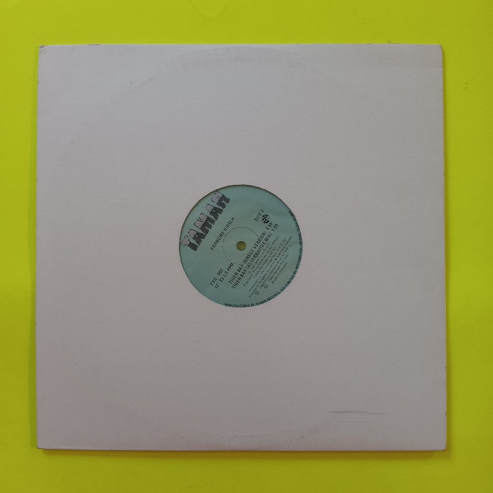 Francine Kirsch - Tiger Bay ITALO-DISCO 12" - 1986 - TXD 002 - Used - Sealed - Vinyl