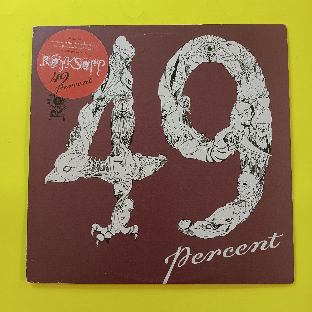 Röyksopp - 49 Percent 12" - 2005 - 0946 338999 1 - Used - VG++ - Vinyl