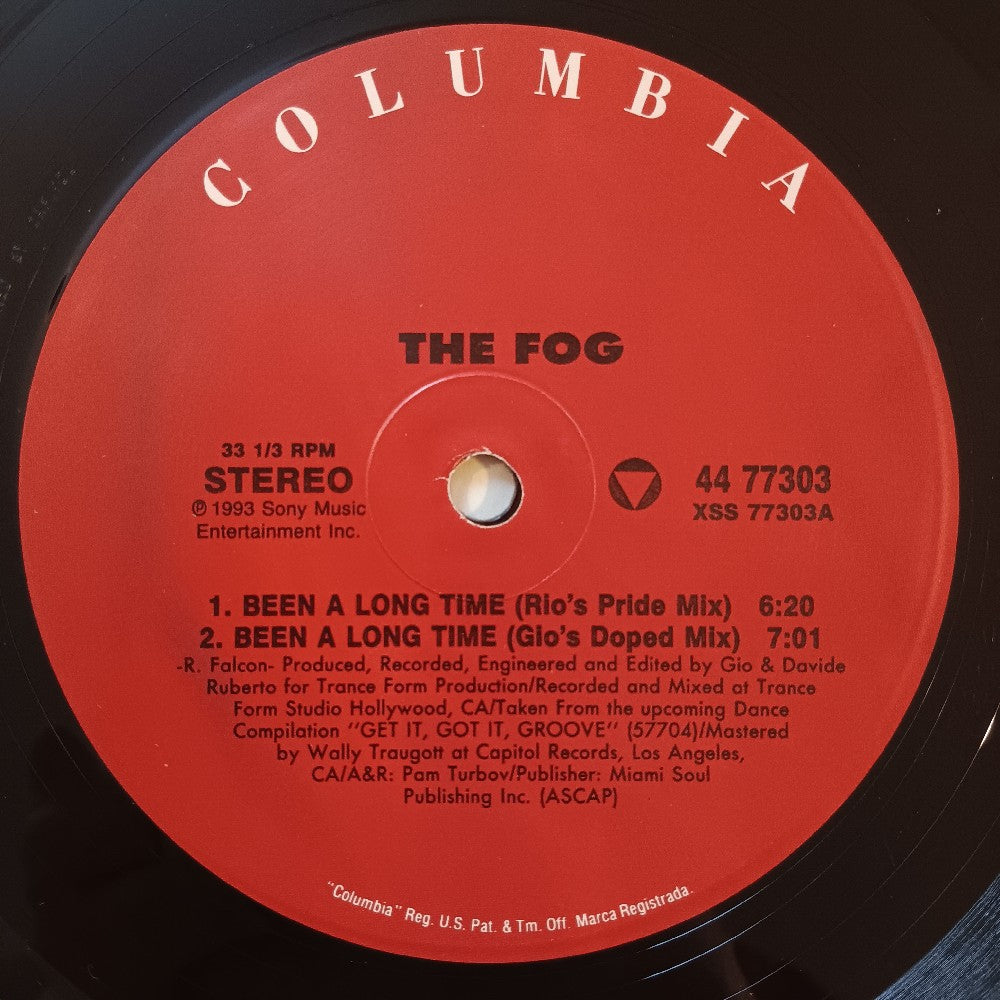 The Fog - Been A Long Time 12" - 1993 - 44 77303 - Used - VG++ - Vinyl