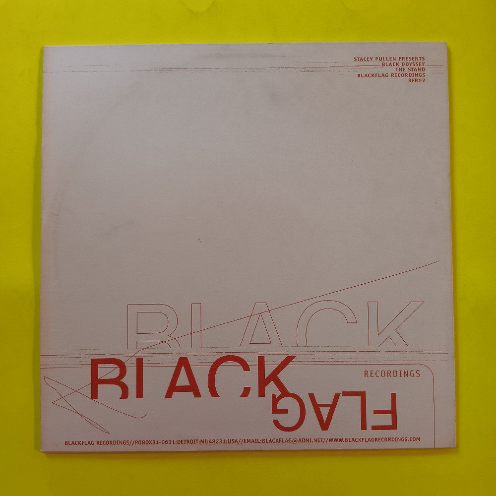 Stacey Pullen Presents Black Odyssey - The Stand - 2000 - BFR 002 - Used - VG++ - Vinyl