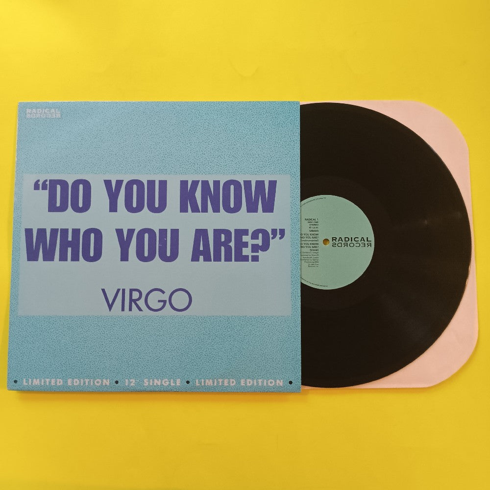 Virgo - Do You Know Who You Are? 12" UK - 1989 - RADICAL 1 - Used - VG++ - Vinyl