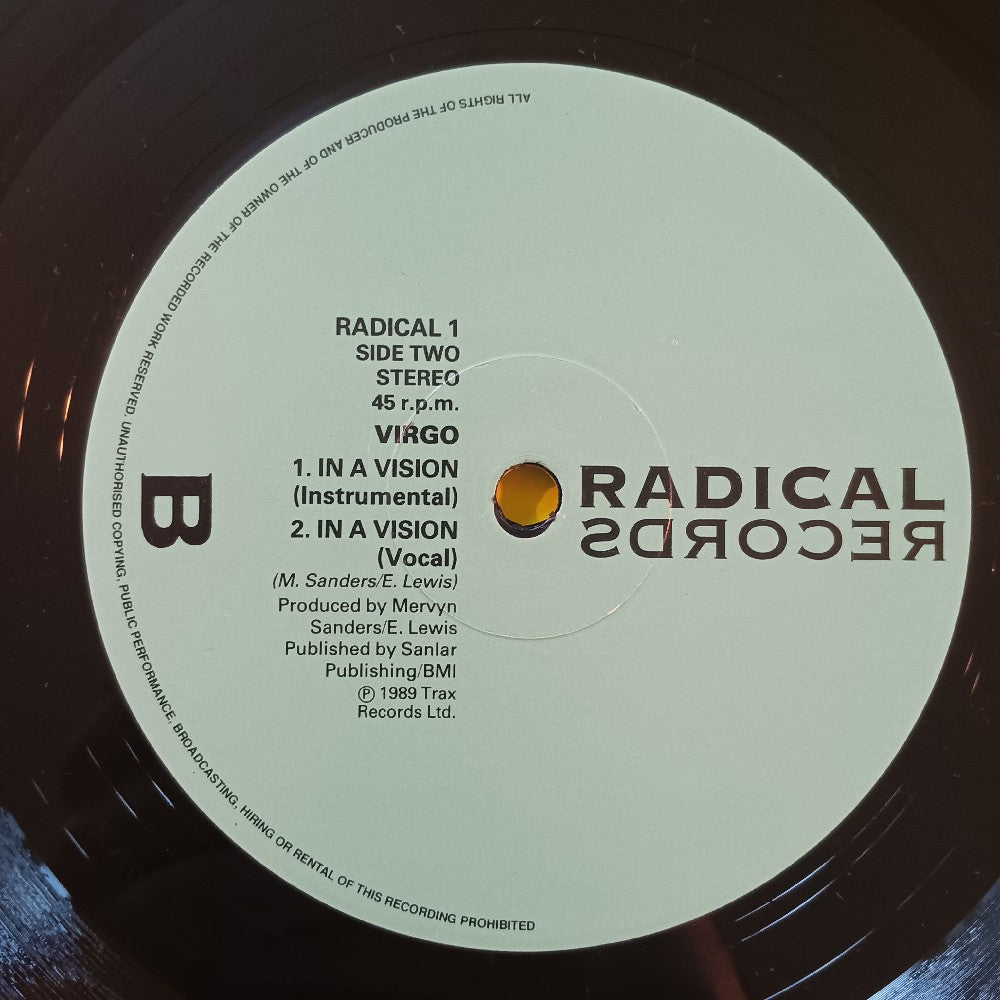 Virgo - Do You Know Who You Are? 12" UK - 1989 - RADICAL 1 - Used - VG++ - Vinyl