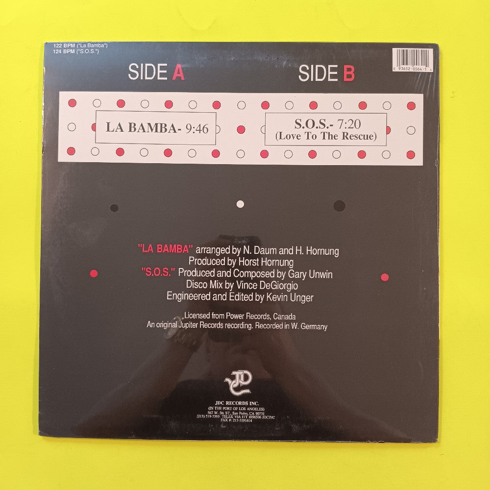 Antonia Rodriguez - La Bamba (Original Dance Version) 12" - 1996 - JDC 0064 - New - Sealed - Vinyl