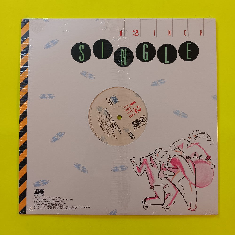 Nancy Martinez - Can't Wait 12" - 1987 - 0-86626 - New - Sealed - Vinyl