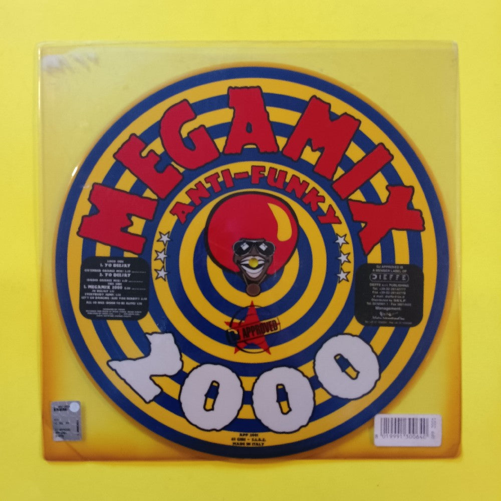 Anti-Funky - Megamix 2000 PICTURE DISC 12" Italy - 1999 - APP 2001 - Used - VG++ - Vinyl