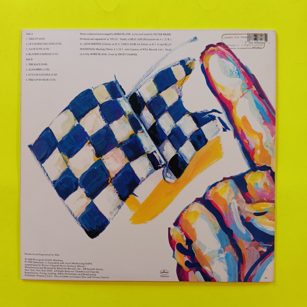 Yello - Flag - 1989 - 836 426-1 - Used - VG++ - Vinyl