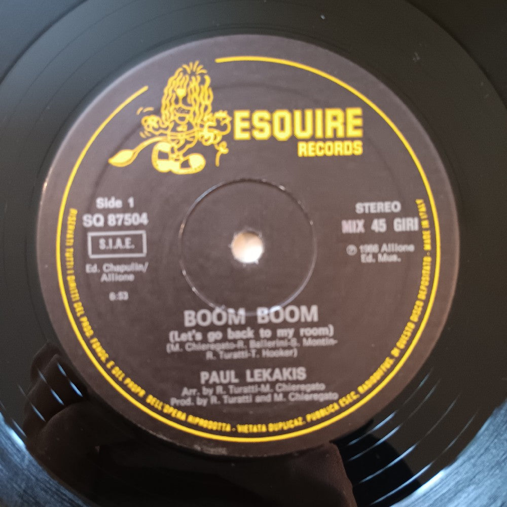 Paul Lekakis - Boom Boom 12" ITALO-DISCO  - 1986 - SQ 87504 - Used - VG++ - Vinyl