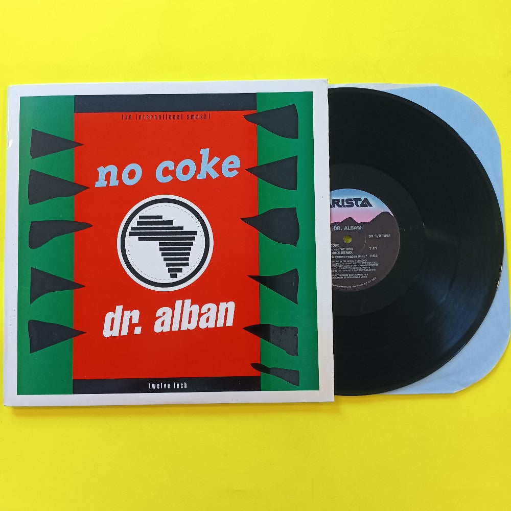Dr. Alban - No Coke 12" - 1991 - 07822-12338-1 - Used - VG++ - Vinyl