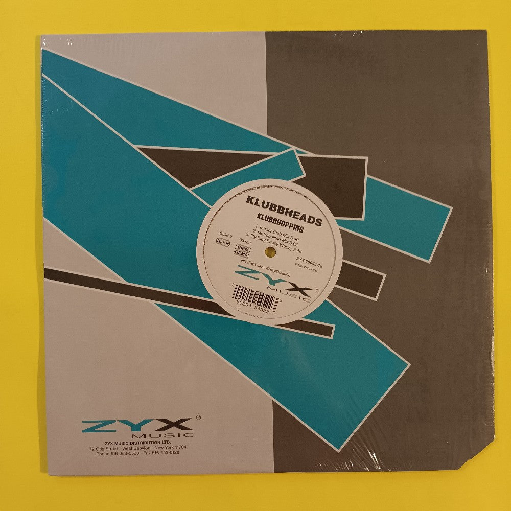 Klubbheads - Klubbhopping 12" GERMANY - 1996 - ZYX 66058-12 - New - Sealed - Vinyl
