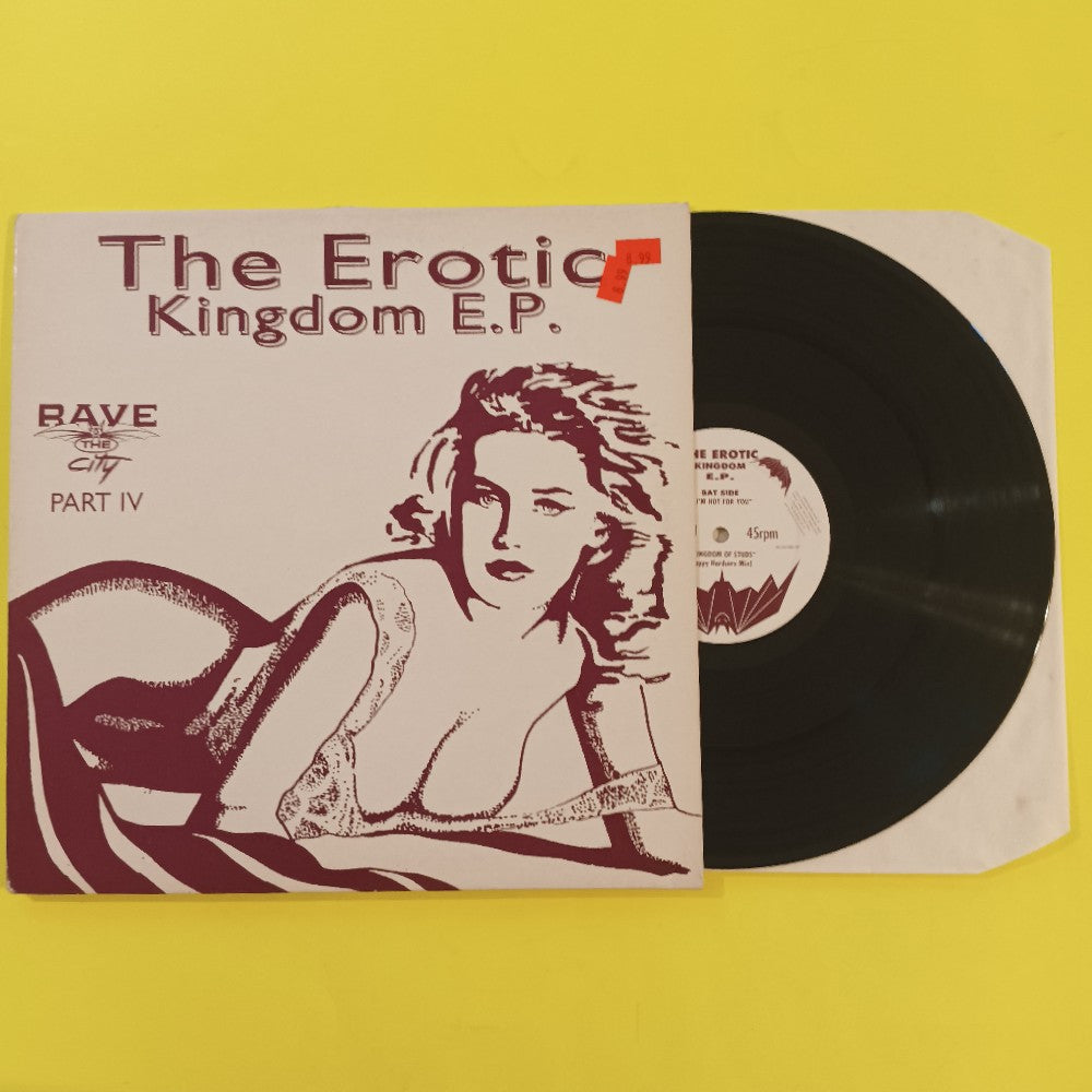 Various - The Erotic Kingdom EP NETHERLANDS - 1992 - RAVE 8TH - Used - VG+ - Vinyl