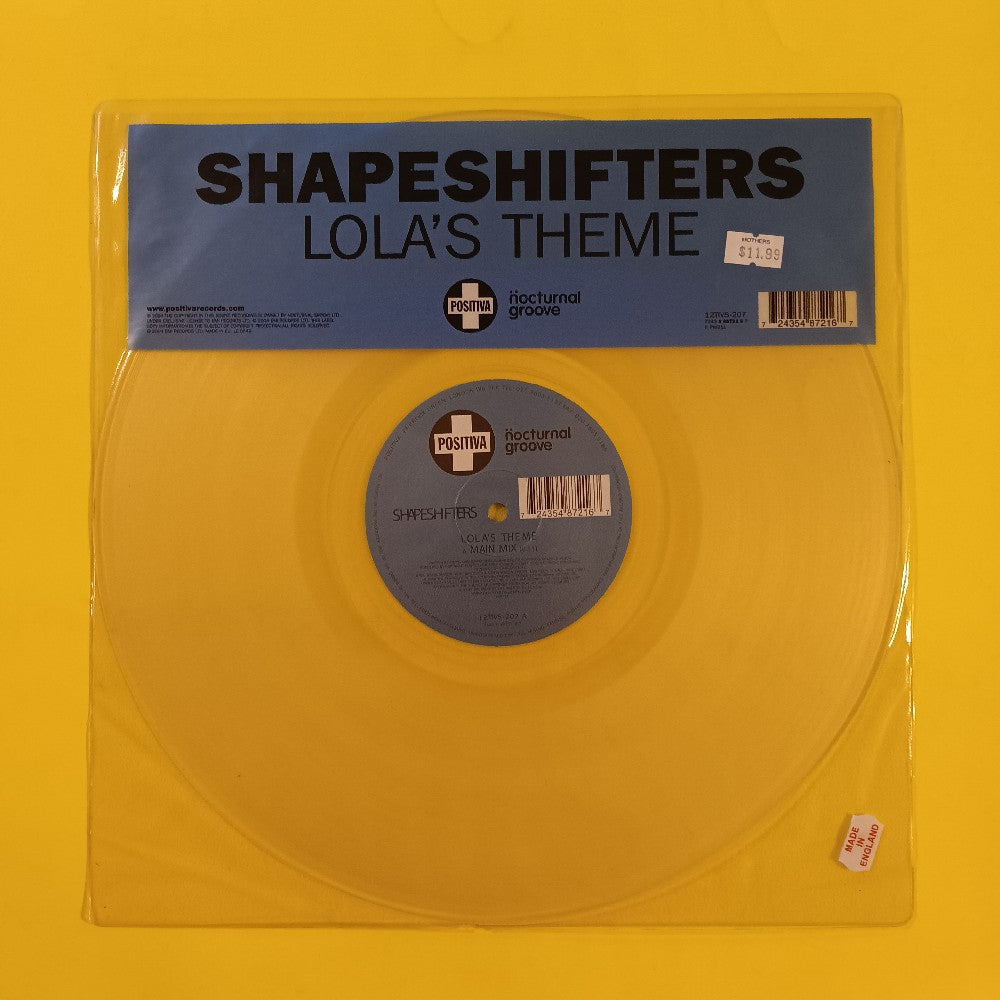 Shapeshifters - Lola's Theme 12" UK CLEAR - 2004 - 12TIVS-207 - Used - EX - Vinyl