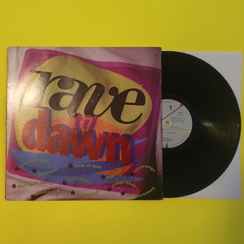 Various - Rave 'Til Dawn - 1992 - K1-80070 - Used - VG+ - Vinyl
